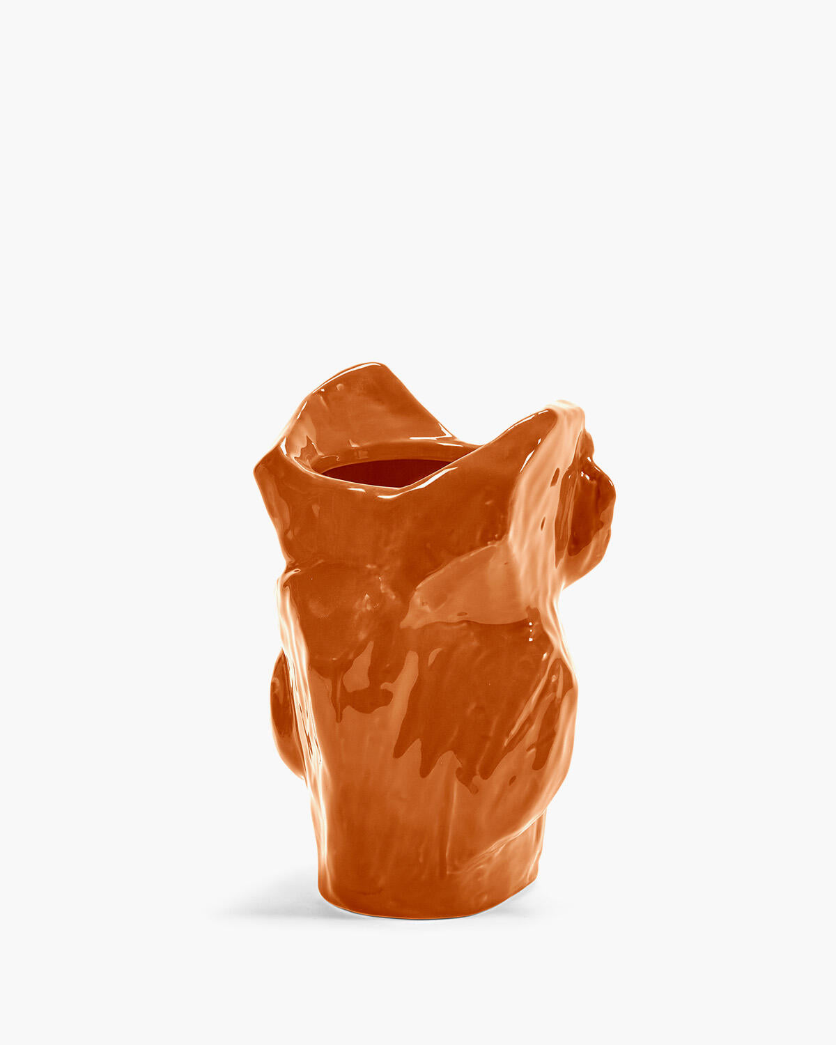 x Marni ugle vase, S - Orange after midnight
